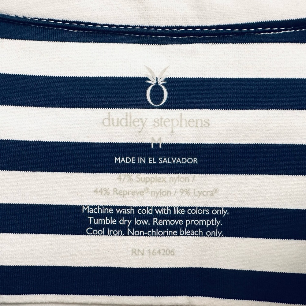 Dudley Stephens Sconset Maxi Dress in Navy & White - Picture 8 of 8
